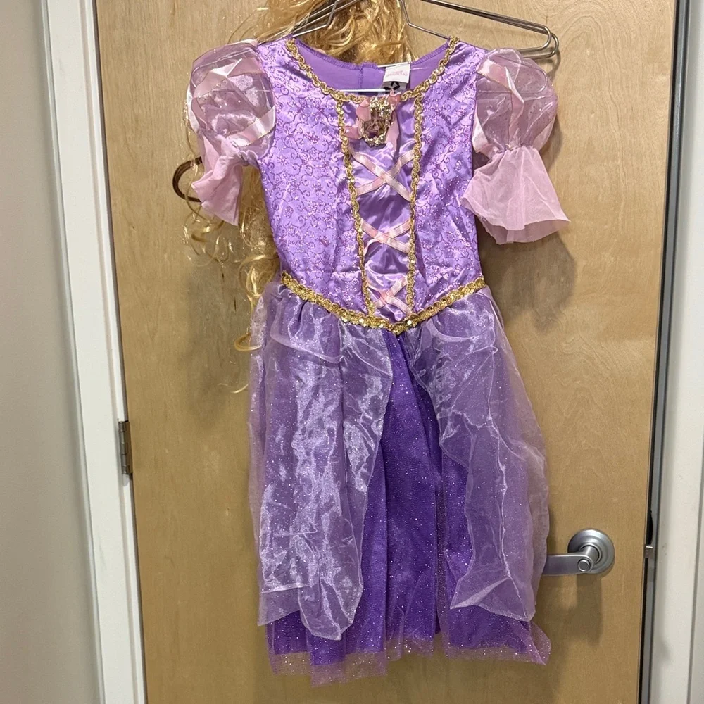 Disney Purple and Gold Rapunzel Princess Dress Costume - Picture 4 of 8